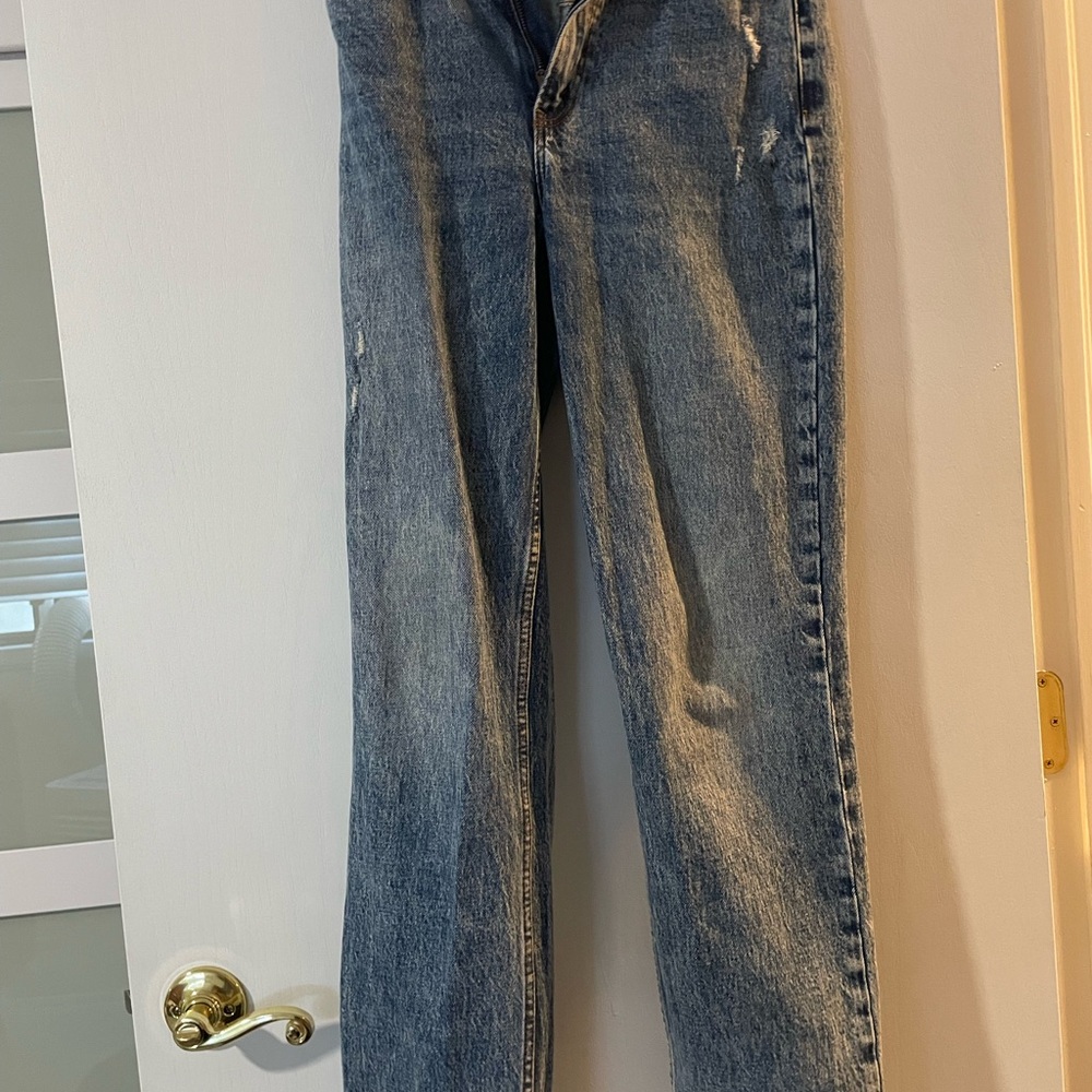 Abercrombie & Fitch Distressed Blue Jeans